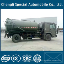 4X4 Transport Specialized Vehicle Sewage Fecal Suction Truck
